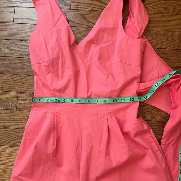 J. Crew Wrap-Tie Jumpsuit Bow Coral - Picture 15 of 16